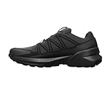 Salomon Speedcross Peak Climasalomon wasserdichte Herren Trail-Laufschuhe, Outdoor-bereit, Geländegängiger Schutz , Aktiver Grip, Black, 44 2/3