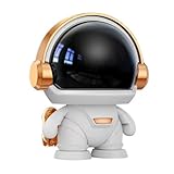 GOSER 1 Stück Astronaut Wireless Bluetooth-Lautsprecher Niedlicher Desktop-Weltraumroboter-Subwoofer Bluetooth-Lautsprecher Kunststoff für Zuhause im Freien Geschenk-A