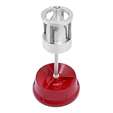 Reifenwuchtmaschinen, reifenausgleicher Tragbare Naben Auswuchtmaschine Rad Reifen Balancer mit Stabile Basis, für Wheel Repair Balancer für die meisten Autos und Kleinlaster, 60.96*29.21cm Rot+Silber