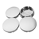 JNNJ 4 Stück Universal-Nabenkappen, Universal Felgen Radnaben Radmittelkappen, Tuning-Zubehör Fahrzeug Auto Radnaben Kunststoff Abdeckungen(Galvanische Farbe)