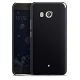 Hard Case kompatibel mit HTC U11 Schutzhülle schwarz Smartphone Backcover Kein Design transparent