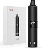 Yocan HIT Herb Vaporizer, Tragbarer Kräuter Verdampfer Pen, Keramik Heizkammer Temperatureinstellung 93-249°C, 1400 mAh Kraut-Verdampfer mit OLED-Display, Einfache Reinigung (Schwarz)