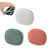 JYNXOR 3 Pcs Kopfhörer Tasche, Ladekabel Aufbewahrung, Mini Etui, Silikon Tasche von kabelgebundenen Kopfhörern, Kabelbox Klein, Ladekabel Organizer Box Mini Tasche für Kopfhörer USB Headsets