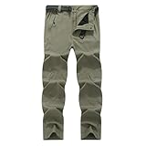 Generisch Outdoor-Skihose für Herren – wasserdichte Softshellhose mit Reißverschluss, wasserabweisend zum Wandern, Bergsteigen und Skifahren, wasserdichte warme Skihose für Herren