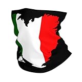 Italien Herzflagge Unisex Nackenwärmer Bequem Halstuch Atmungsaktiv Röhrenschal Für Camping Motorrad Wandern