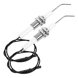 GANAZONO 2 Stück Zündnadeln M10x1 Ersatz für Gasgrills und Gasherde Keramik Brennerzünder für Grill und Ofen