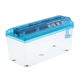 kesurpae Tragbarer manueller Aktenvernichter für A4 Dokumente, praktischer Kleiner Streifenvernichter für Haushalt und Büro, einfaches Werkzeug, tragbares Mini Dokumentenschneidewerkzeug, einfach zu