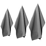 ZIDDAR Packung mit 3 superweichen Mikrofaser-Handtüchern für schnelles Trocknen und Auto-Reinigungstuch für Komfort und Autoreinigung