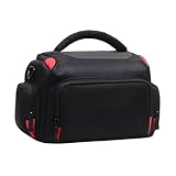FANWINKJ Kameratasche Spiegelreflex, wasserdichte DSLR Schultertasche, Kompakte Fototasche für Spiegelreflexkamera und Zubehör, Outdoor Kamera-Umhängetasche