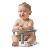 Navaris Badewannensitz Baby - Ergonomischer Baby Badesitz - Badesitz für Babywanne - Baby Badestuhl - Mit Saugnäpfen - Rutschfest - Rückenunterstützung - Ab 6 Monate