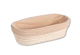 KESPER | Gärkörbchen, Material: Rattan, Textilfutter (abnehmbar), Maße: 28 x 15 x 8 cm, Farbe: Natur | 19632