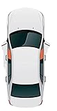 Für Für A1 Für A3 8V 8P Für S3 Für Limousine Für Fließheck Magnetischer Spezialvorhang Fenster Sonnenschutz Mesh Sonnenblenden Autofenster Sonnenschutz(Rear Windshield)