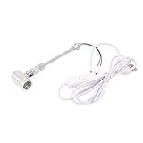 TARSHYRY LED-Stehleuchte für Vitrinen, 180° Verstellbarer Kunststrahler mit 25° Abstrahlwinkel, USB-betriebene Schrankbeleuchtung, 100, Moderne Standleuchte für Sammlerstücke und Dekoration