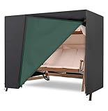 Abdeckung Hollywoodschaukel, für 2,3,4-Sitzer, wasserfest & Winddicht & UV-Schutz Schutzhülle - reißfeste Plane Gartenschaukel & Schaukelbank - 210x150x150cm