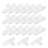 GLADFRESIT Fliesen-Abstandshalter, 10 mm, T-Form, abnehmbare Fliesen-Abstandshalter für Boden – Platten-Abstandshalter für DIY, Pflaster, Fliesenwand, Terrasse, rote Ziegel, Garten, 100 Stück