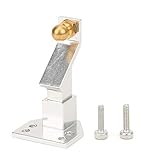 Yizisecce für RC -Auto, 1/10 Metall -Schlepphuppern -Häppchen -Anhängerhaken für D90, SCX10, CC01, Hochleistungswiederherstellung, Off -Road -Accessoire, dauerhaftes DIY -Upgrade (Silber)