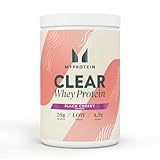 Myprotein Clear Whey Isolat Proteinpulver | Schwarze Kirsche – 20 Portionen | 20 g hochwertiges Protein | Fruchtiges Protein-Getränk mit wenig Zucker | Erfrischende, kalorienarme Protein-Wasser