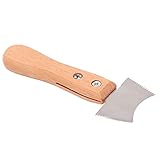 SEAFRONT Universal Guitar Bridge Slot-Schaber, Buchengriff, Multifunktionales Reinigungswerkzeug für Gitter und Gitarristen (M02835)