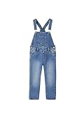 Vertbaudet Jeans-Latzhose für Mädchen, blau, 6 Jahre