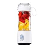 380 ml tragbarer Mixer in persönlicher Größe für Smoothies, Saft und Shakes, 4000 mAh, für Reisen, Motormixer, Mini, mit leistungsstarkem