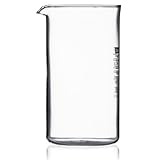 Bodum Ersatzglas zu Kaffeebereiter 8 Tassen, 1.0 L, Durchmesser 9.6 cm
