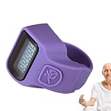 Generisch Fingerzähler-Clicker, Hand-Clicker-Zähler,Leichter tragbarer Clicker-Zähler - Lauftimer, multifunktionaler LCD-Fingerzähler für das Trainieren von Sportarbeitsplätzen im Freien