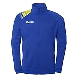 Kempa Handball Ambition 28 Poly Jacke Sport-Jacke Trainings-Jacke Ausgeh-Jacke für Herren und Jungen - ohne Kapuze mit Reißverschlusstaschen