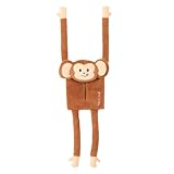 Auto-Tücherhalter – Affenpuppe zum Aufhängen von Taschentuchaufbewahrung, Plüsch-Papierbox-Halter für Auto, wiederverwendbarer Serviettenbehälter, Organizer, Sitzrückseite für Fahrzeug, Straße, SUV