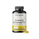 OnEnergy Nachtkerzenöl 1000 mg – 180 Weichkapseln – 6-Monatsvorrat – Natürliche Quelle für Omega-6 und Omega-9 – Aus Samen der Nachtkerze – 10 % GLA – Frei von Allergenen