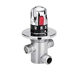 Thermostatpatrone aus Messing für Dusche Thermostatische Messingkartusche G1/2 DN15 Mischventil zur Warm- und Kaltwasser-Temperaturregelung for Badezimmerzubehör(Color 4)