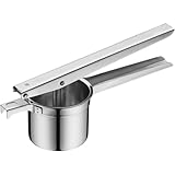 WMF Gourmet Multipresse 26,5 cm, Kartoffelpresse Edelstahl, Cromargan Edelstahl Rostfrei 18/10 poliert, für Kartoffelpürret, Spaghettieis, spülmaschinenfest, pflegeleicht, geschmacksneutral