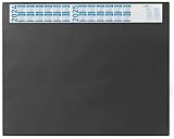 Durable Schreibunterlage (mit Vollsichtplatte und Kalender, 650 x 520 mm), Schreibtischunterlage, 1 Stück, dunkelblau, 720407