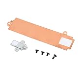 XUMIUZIY Ersatz-M.2-2280-SSD-Kühlkörperabdeckung mit Halterung für M15 R5 R6 G15 5510 5511, Hochwertiges Aluminiumlegierungsmaterial, Perfekt für die Festplattenkühlung, 1 Einheit