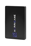 HURRICANE MD25C3 1TB Externe Festplatte 2,5' USB-C, tragbare Speicherplatte für Fotos TV Laptop PS4 PS5 Xbox kompatibel mit Windows Mac Linux - schwarz