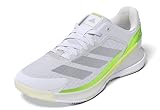 adidas Damen Courtquick W Padel-Schuhe, Cloud White/Silver Metallic/Lucid Lemon, 40 2/3 EU