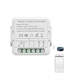 Oniissy Mini Smart Rolladenschalter Modul, RF WiFi Wireless Jalousien Schalter für Rolladenmotor, Sprachsteuerung für Tuya For Smart For Zigbee (WiFi)