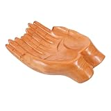 Alipis Handschalen Dekoration Holz Skulptur mit Geschnitzten Händen Schlüsselablage Dekorative für Eingangsbereich Wohnzimmer Langlebig Vielseitig Einsetzbar