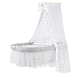 Stubenwagen Set 8-teilig mit Matratze von WALDIN, XXL, Bollerwagen,komplett Set, 8 Sets wählbar,grau/sterne grau