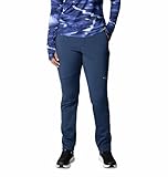Columbia Damen-Softshell-Hose mit hohem Bund, regulär, Vast Canyon, Rise So-Collegiate Navy, 40