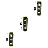 Sosoport 3 Stück 3 Schlüsselband Recorder Sport Instrument Glocke The voicess voctorious Schiedsrichterpfeife Timm Pfeife für Trainer Magnet Green