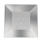 Hitzereflektor-Panel für den Außenbereich, Aluminium-Flammenschutz für Gartenheizer, verstellbarer Windblock, wetterfest, Kalkaufsatz