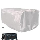 Klappbare Einkaufswagen-Abdeckung – Faltbare Einkaufswagen-Abdeckung, wasserdichte Campingwagen-Abdeckung | Schutzschild Für Gartenwagen, Wasserdicht, Staubdicht, UV-beständig, Faltbarer Wagenschutz,