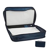 AKOOSY CD Organizer Tasche Robuste CD Aufbewahrungstasche mit Kapazität Kompakt und Leicht Platzsparend für Unterwegs und Zuhause