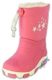 Beck M dchen Blinking Stars Rain Boot, Pink, 28 29 EU