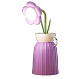 Tischlampe in Blumenvase, Tischlampe, Touch-Nachtlicht, Vasenförmiges Blumendesign, Stimmungslampe für Studentenzimmer, Kinderzimmer, Schlafsaal, Wohnzimmer, Schlafzimmer