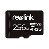 Reolink 256GB Micro SD Karte, Klasse 10 A2 U3 MicroSDXC-Hochgeschwindigkeitsspeicherkarte, kompatibel mit Reolink Überwachungskamera