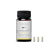sovita Knoblauch Kapseln mit ABG10+® Extrakt aus fermentiertem schwarzem Knoblauch | Geruchsneutral & standardisiert auf S-Allylcystein | Hohe Bioverfügbarkeit | 90 Kapseln