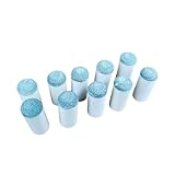 YCHUCH 10Pcs Slip Auf Billard Queue Tipps Schutz Billard Stick Kopf Pool Queue Ersatz Abdeckung Pool Sport Zubehör