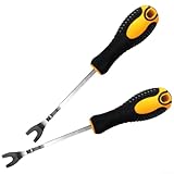 Auto Tür Innenverkleidung Panel Clip Befestigung Entferner Werkzeug Chrom-Vanadium Stahl Nagelzieher für Autoreifenreparatur, Holzbearbeitung & Schuhreparatur, 220mm