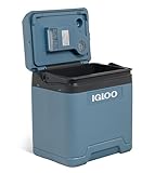 IGLOO IE27 DC - Tragbare Thermoelektrische Kühlbox 27L - 12V - Bis 20 °C unter Umgebungstemperatur - Mini Kühlschrank, Gefrierbox für Camping, Auto